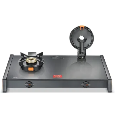 Prestige Svachh Glass Top Gas Stove with Liftable Burners